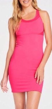 Hot Pink Mesh Racerback Tropez Dress