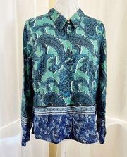 Charlie Jade polyester blouse Size Large