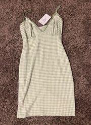 NWT  green bodycon dress