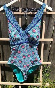 Catalina Swimsuit Colorful Florals XL