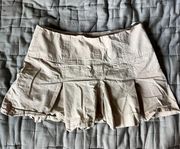 Khaki Mini Skirt