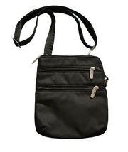 Travelon crossbody black purse, new no tags, 9x10 1/2"