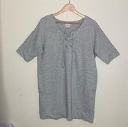 est. lnd. 1972 gray dress with pockets ( 12 )