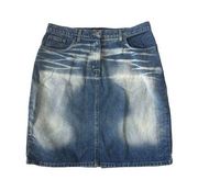 NEW YORK & COMPANY Vintage Denim Jean Skirt Size 12