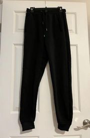 Architect Jeans Co Black Fleece-Lined Sweatpants Joggers Size S