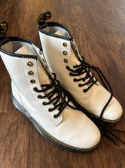 Doc Martens White Boots