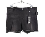 NWT Liverpool Gia Glider The Short Cranston Cutoff Pull On Jean Short Plus 22W