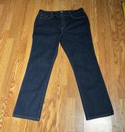 St Johns Bay size 16 straight leg dark blue jeans