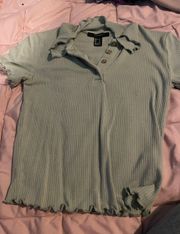 Olive Green Collared Shirt