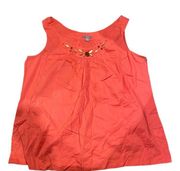 Apt. 9 Salmon Color Sleeveless Blouse Size XL