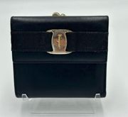 Salvatore ferragamo Vintage wallet Cordovan leather black