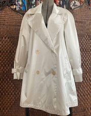 One size fits many//Vintage Express Pearl White Belted Jacket