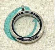 Origami Owl Original Large Silver Living Locket Stainless Steel