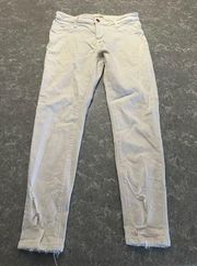 White Daytrip distressed jeans size 28