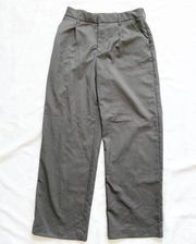 H&M Grey Pleated Straight Leg Dress Pants Size Small