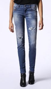 Grupee Super Skinny Low Waist Jeans