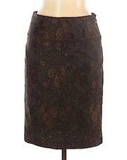 Badgley Mischka lace pencil skirt