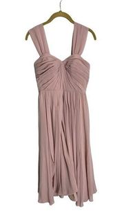 Jenny Yoo Collection Dusty Pink Formal Bridesmaid Maxi Dress 0