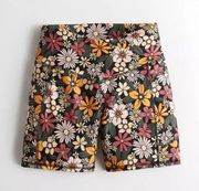 Gilly Hicks  Go Recharge Crossover Floral Bike Shorts