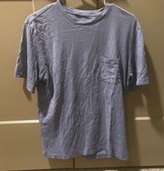 Vintage Whale Short-Sleeve Pocket Tee purple blue small