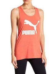 NWT PUMA  Red Classic Logo Tank Top SZ-XL