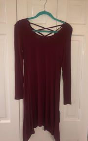 Maroon Dress