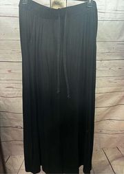 Agnes & Dora size large long black skirt - 2699