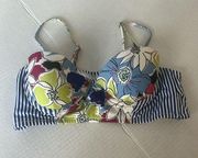 Anthropologie Allihop Floral Underwire bikini top Sz Small