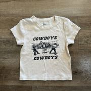 Brandy Melville Cowboys Graphic Shirt One Size