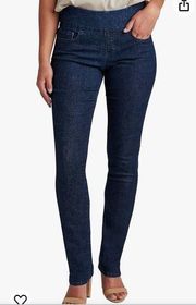 Jag Jeans Women's Peri Mid Rise Straight Leg Pull-on Jeans size 6