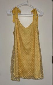 Francesca’s Mini Yellow Dress