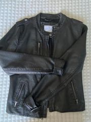 Faux Leather Jacket