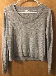 Cropped Long Sleeve Top