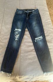 KanCan USA Ripped Blue Jeans