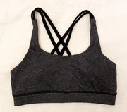 Gray Sports Bra