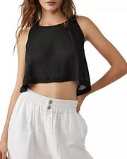 Free People Movement NWT  Keep Away Tank Size M Black