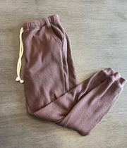 Waffle Knit Sweatpants