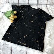 Arizona Jeans And Company Black And Gold Tee Shirt