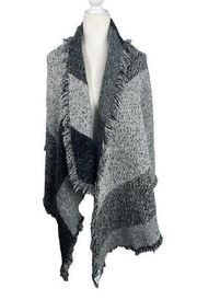 Eddie Bauer Oversized Blanket Scarf with Fringe