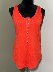 Calvin Klein Women’s Summer Racerback Tank Top with Buttons