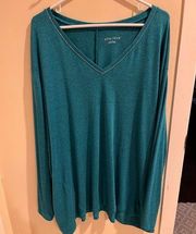 Ava Viv Womens Pullover Sweater Plus Size 4x V Neck Long Sleeve