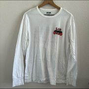 Tailgate Las Vegas White Long Sleeve T-shirt Tee 100% Cotton Large