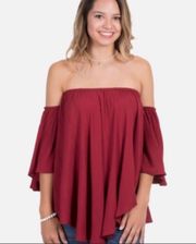 Maroon Game Day Top S