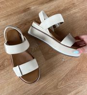 Beige Chunky Platform Sandal