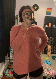 RuffHewn Pink Sweater