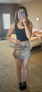 Cheetah Mini Skirt