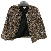 VTG Vintage Alberto Makali Multicolor Tweed Textured Embellished Jacket