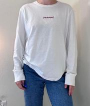 True Religion  White Long Sleeve T-Shirt