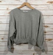 Project Social T Snap Sleeve Sweatshirt - Gray - Small