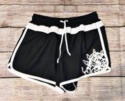 Athleta  Black and White Hana Run Runnings Shorts Size XXS